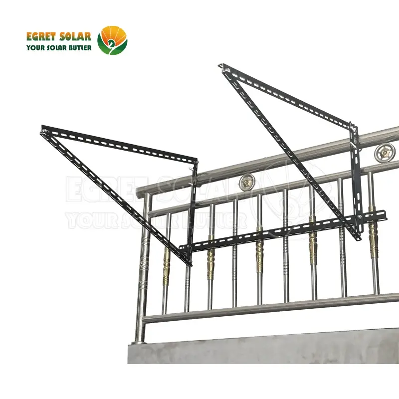 Adjustable Angle Folding Solar Tripod Mounting System