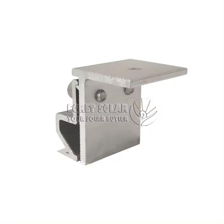 Solar Mounting Stand Αλουμινίου Seam Klip Lok